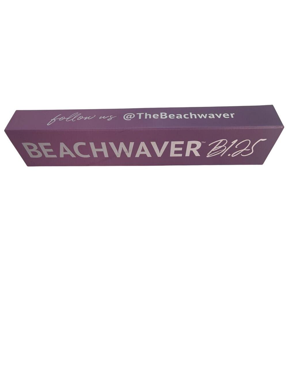 Beachwaver B1.25 Rotating Curling Iron 1.25in Purple Hair Styling Tool Women